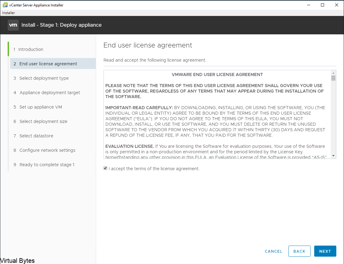 VMware vCenter 6.7 Installation Walkthrough Virtual Bytes