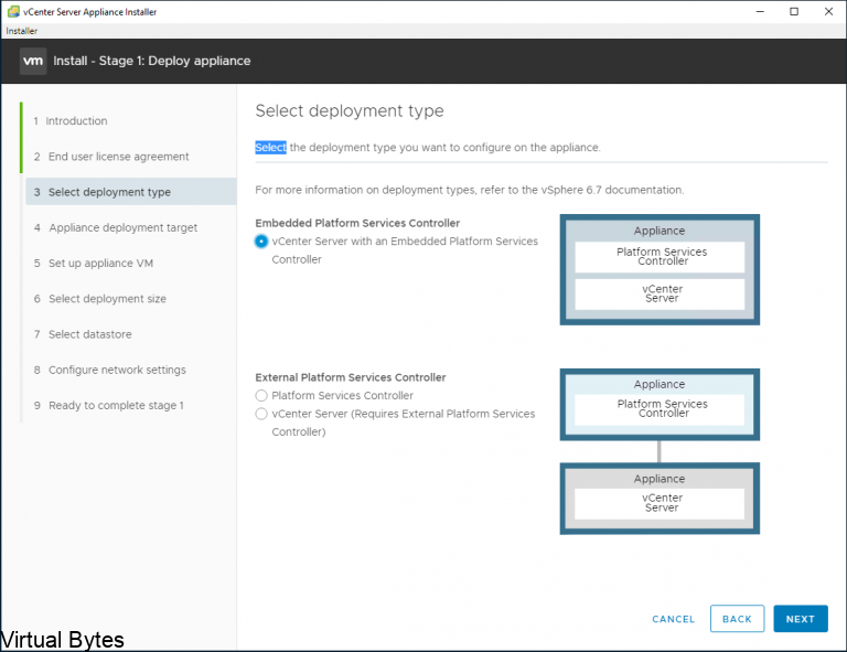 VMware vCenter 6.7 – Installation Walk-through – Virtual Bytes