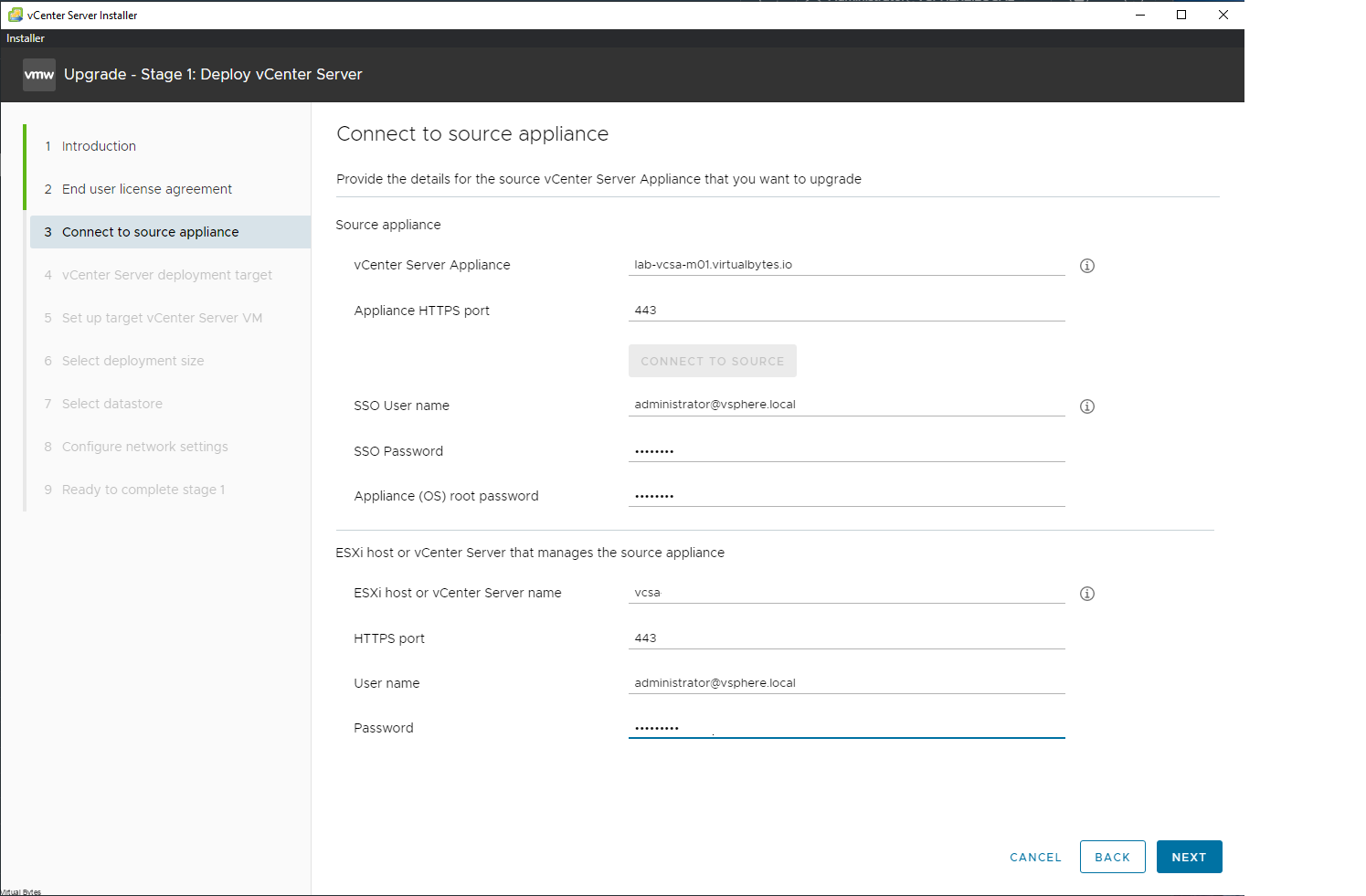 Vsphere Client 7 Example Upgrading vSphere 7.0.3 to vSphere 8.0 – Virtual Bytes