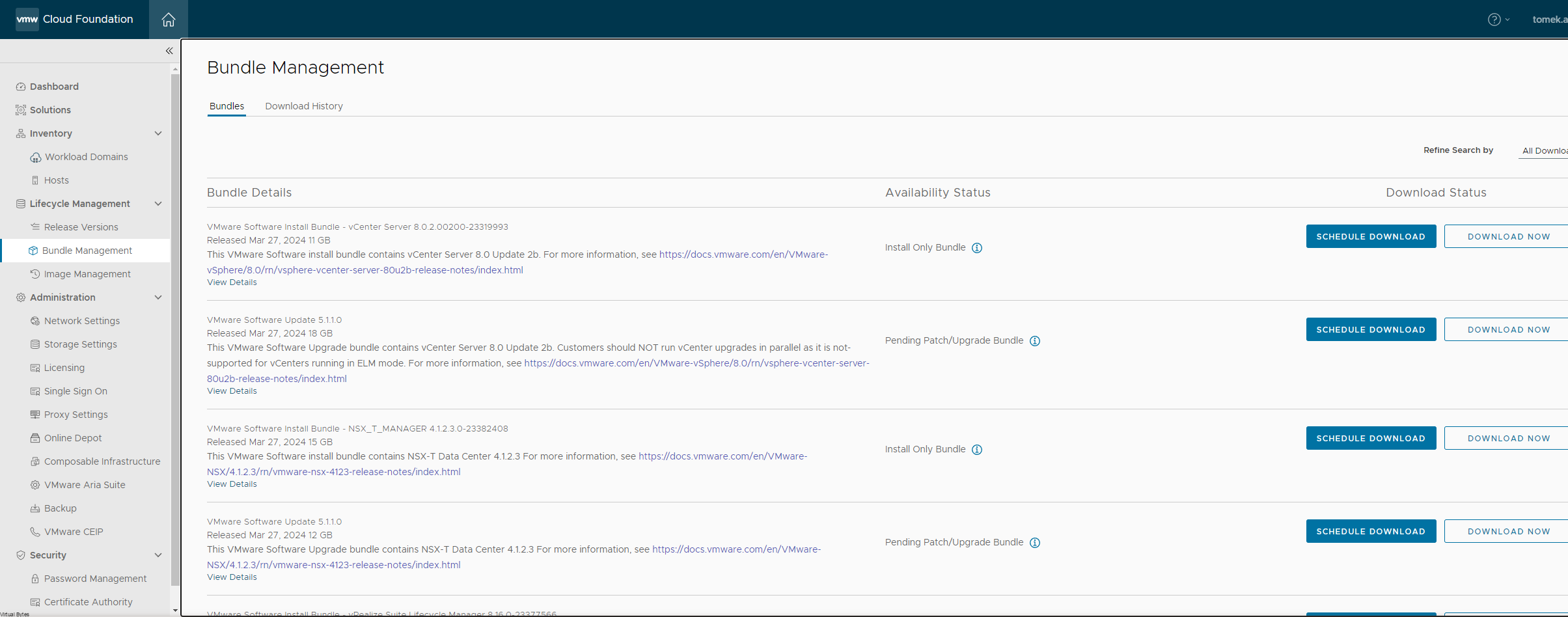 How To Upgrade VMware Cloud Foundation 5.1.x – Virtual Bytes