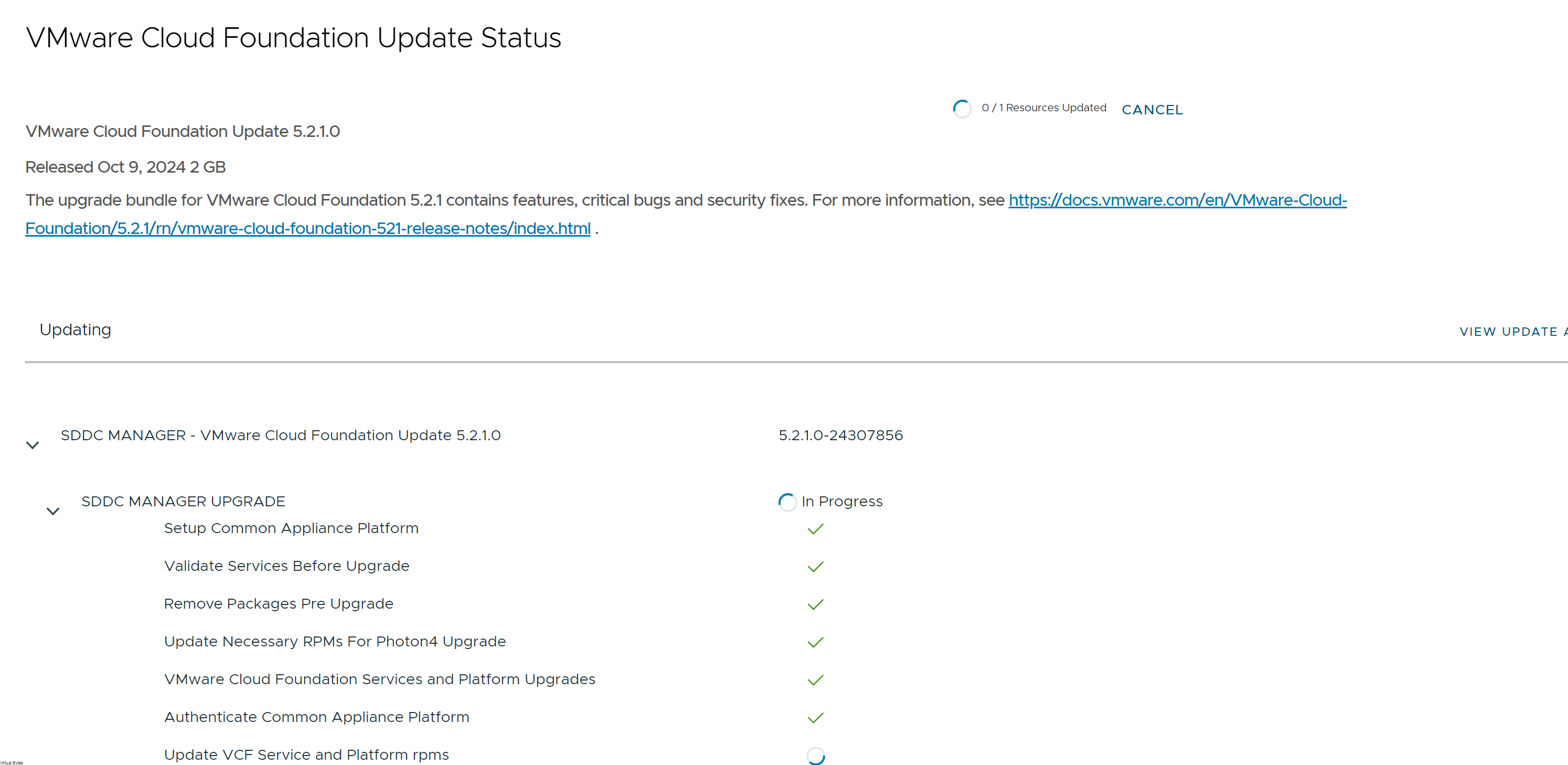 VMware Cloud Foundation 5.2.1 – Upgrade Process & Troubleshooting Tips ...