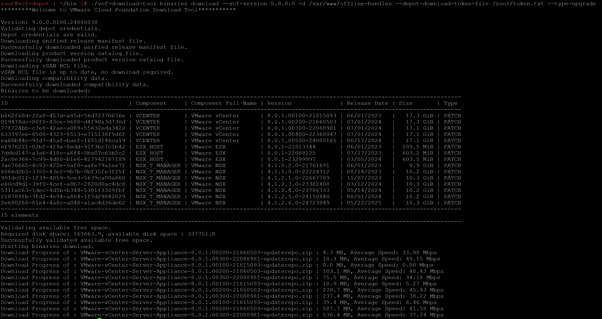 Offline VMware Cloud Foundation 9 Depot: Your Path to Air-Gapped ...